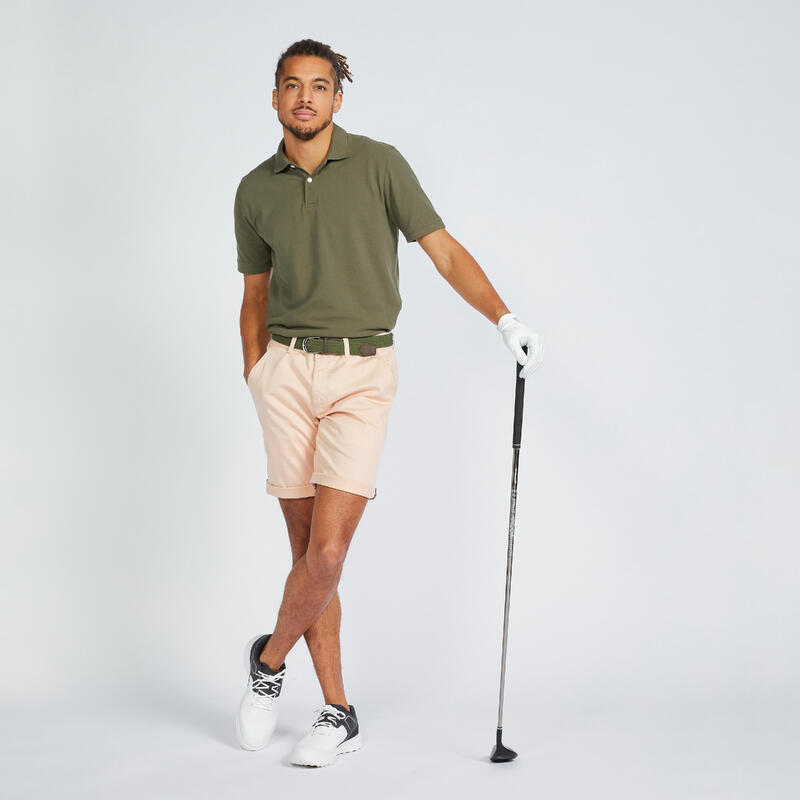 Short golf Homme - MW500 rose pâle