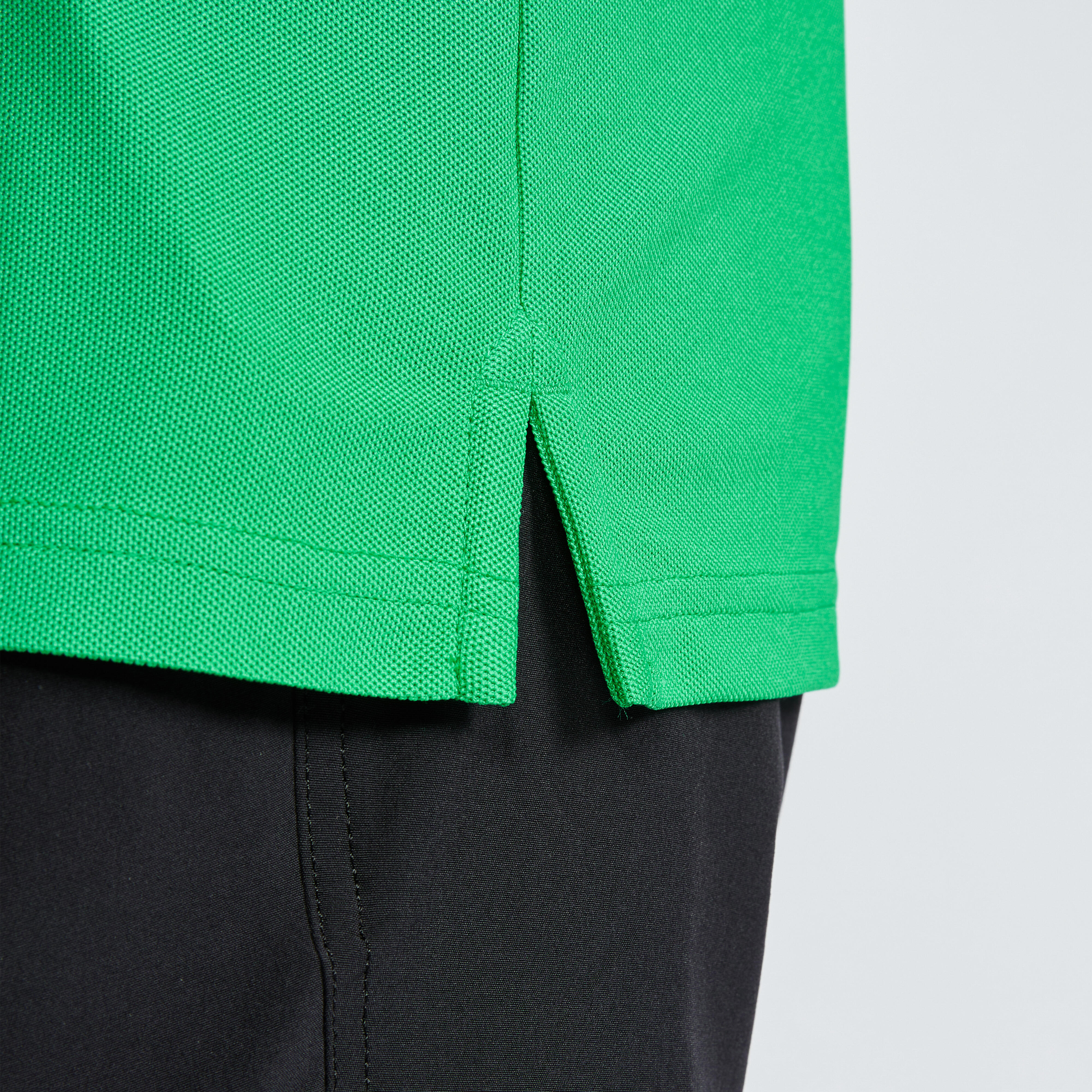Men’s S-S Golf Polo Shirt - WW 500 Green - INESIS