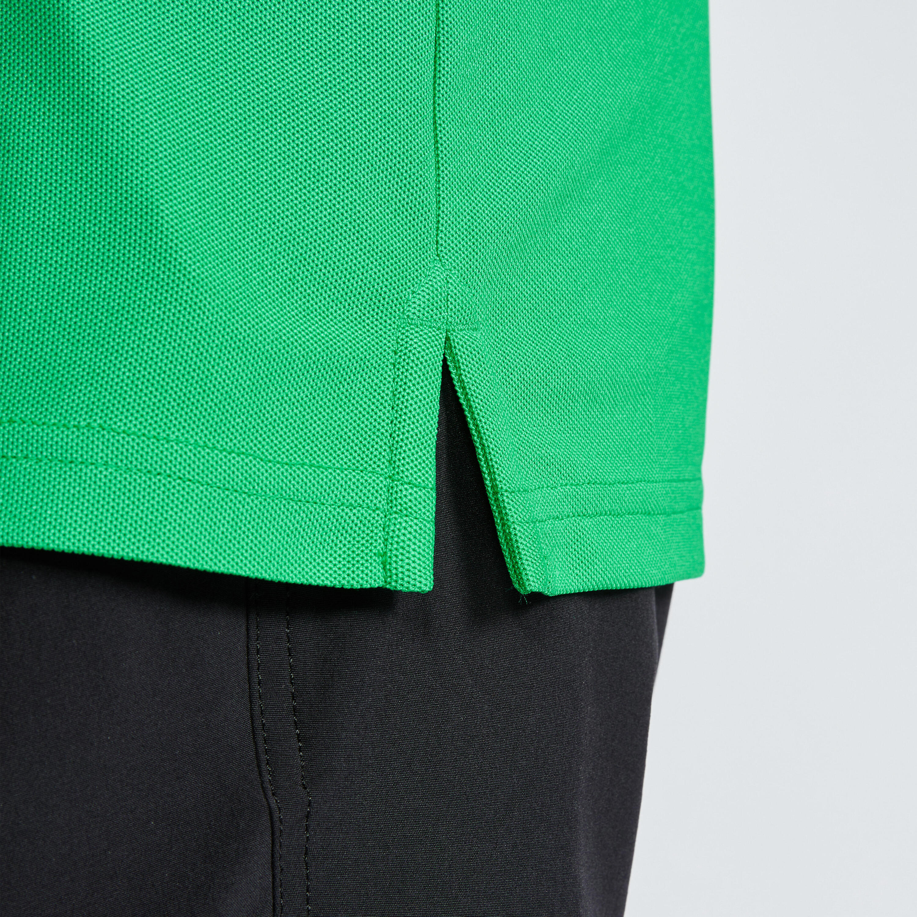 Men's short-sleeved golf polo shirt - WW500 green 5/6