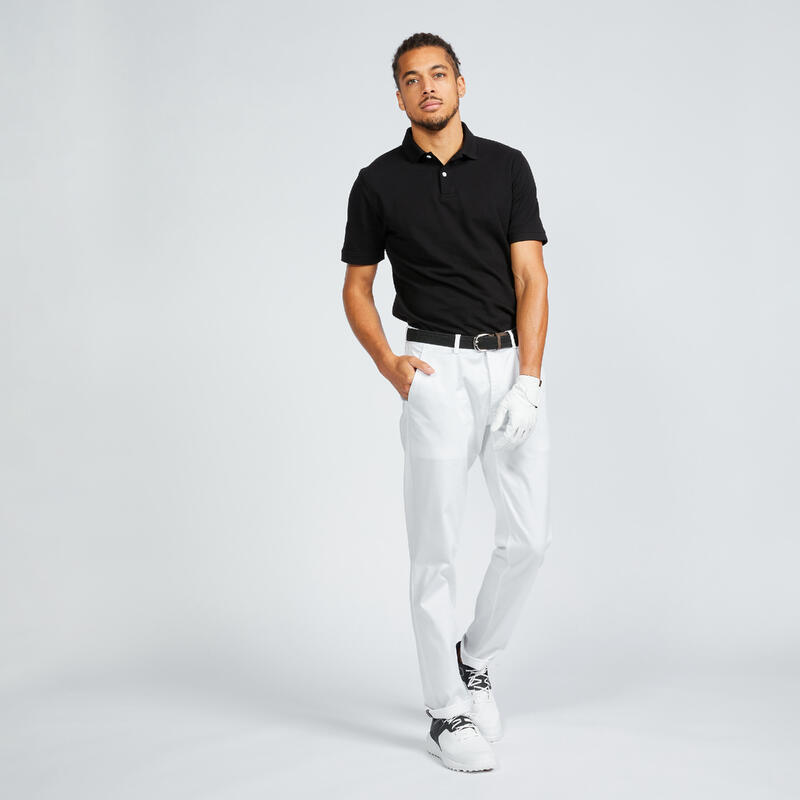 Pantalon chino golf Homme - MW500 blanc glacier