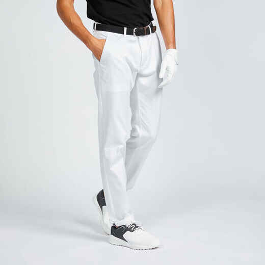 
      Men's Golf Chino Trousers - MW500 Icy White
  