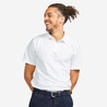 Men's golf 100% cotton short-sleeved polo shirt - MW100 White