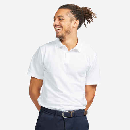 Polo majica za golf kratkih rukava muška MW100 bijela