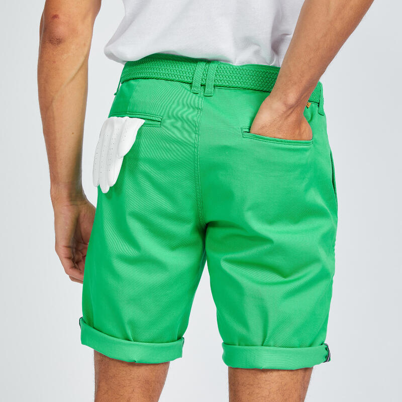 Herren Golf Chino-Shorts - MW500 grün