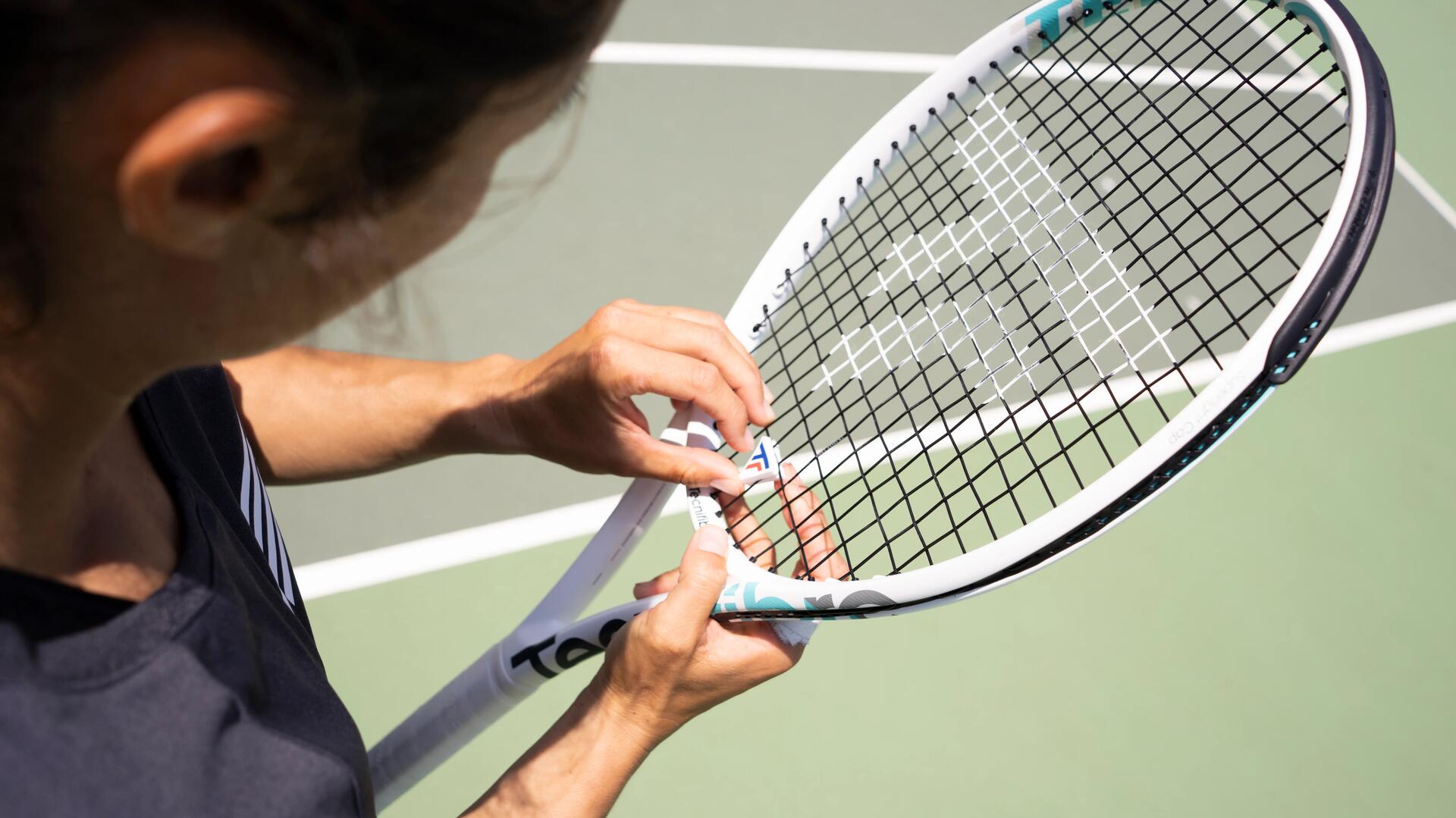 tensión del encordado de raqueta