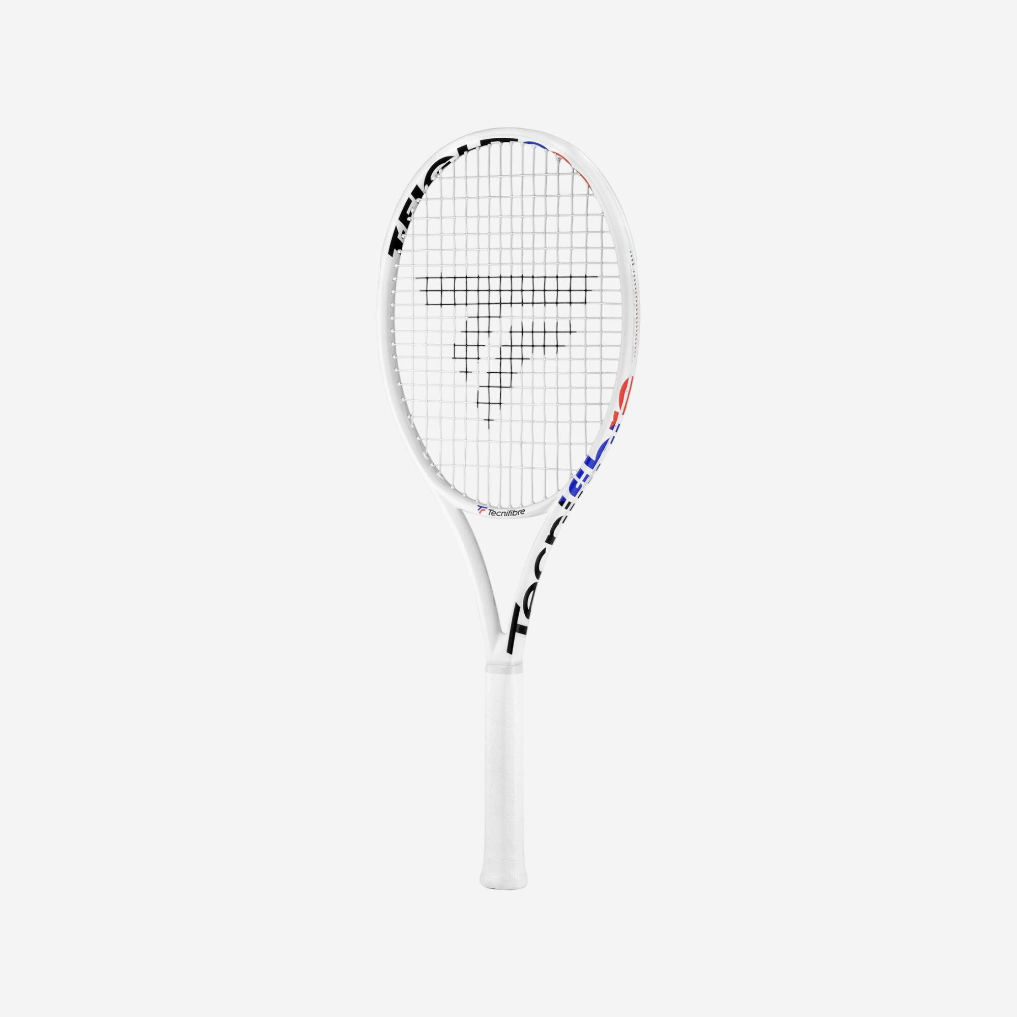 RAQUETE DE TÉNIS ADULTO - TECNIFIBRE T-FIGHT 295 ISOFLEX BRANCO SEM CORDAS 295g