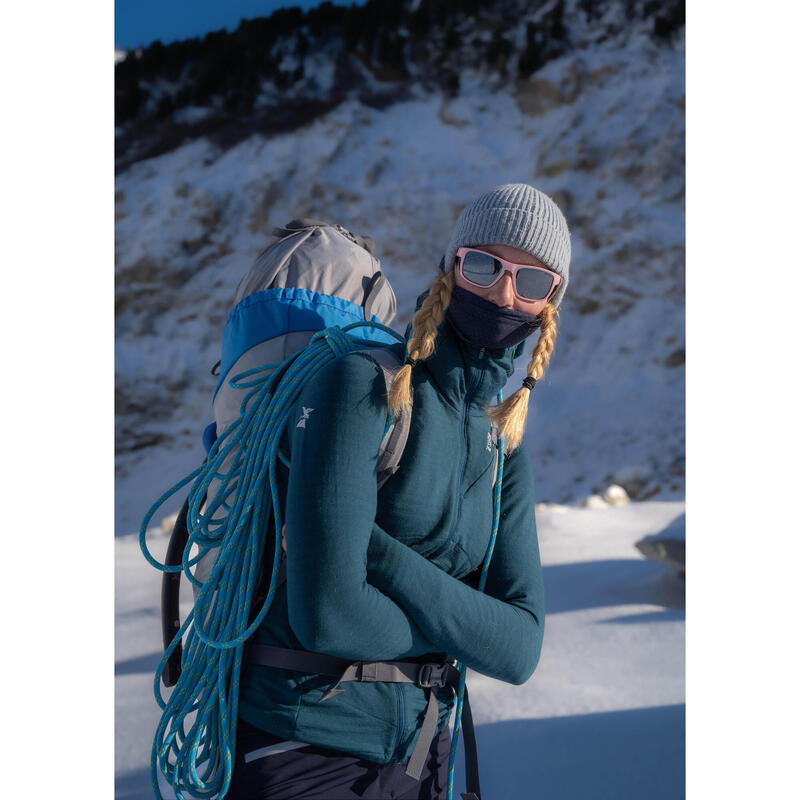 Dámský svetr z vlny merino s kapucí Alpinism 