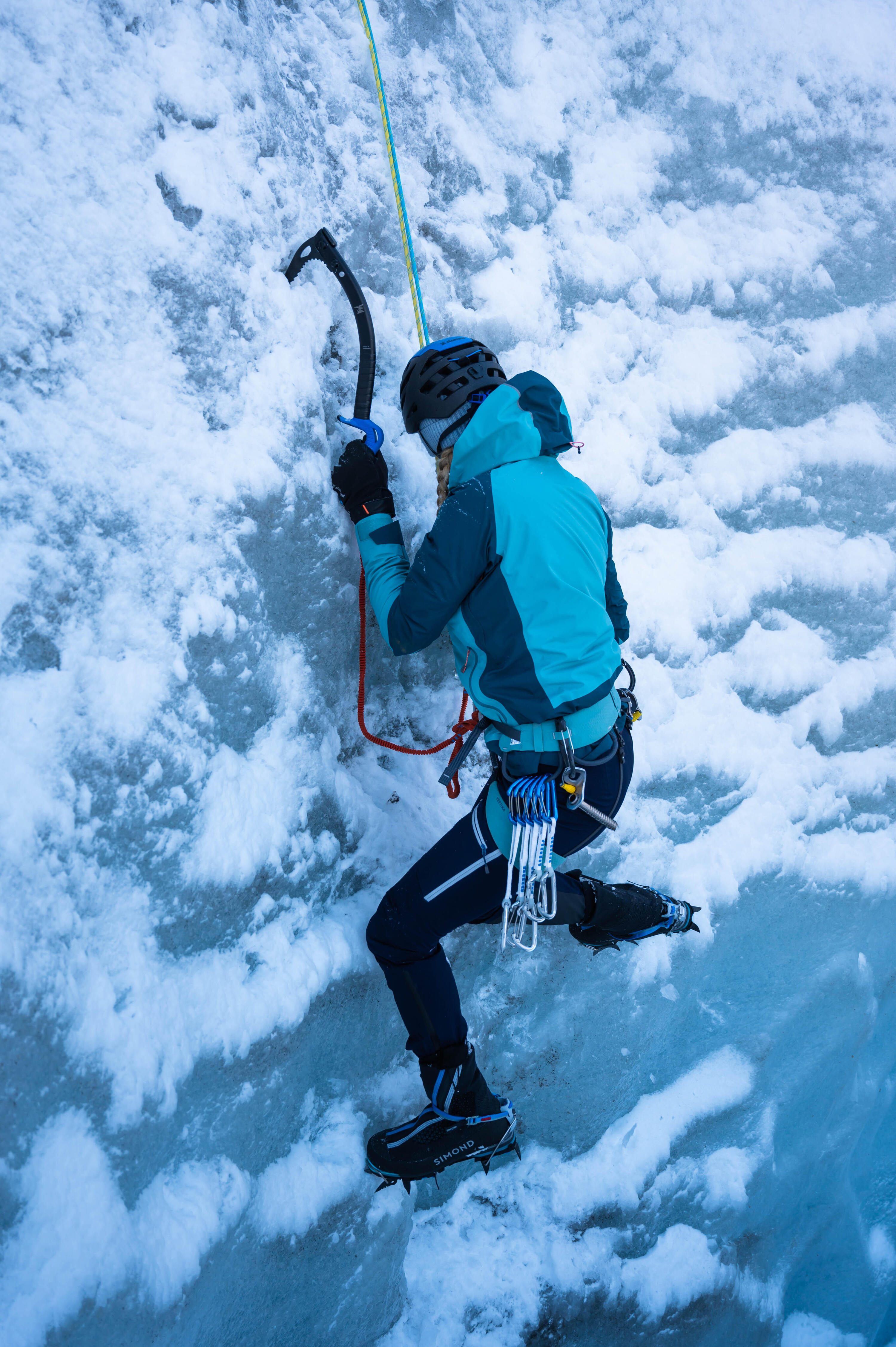 Wasserdichte Jacke ICE blau 14/16