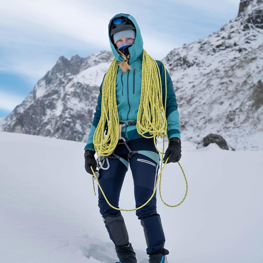 ŽENSKE VODOOTPORNE PANTALONE ZA PLANINARENJE ICE - PLAVO-CRNE