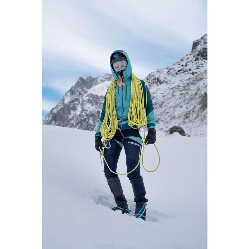 Pantalon Impermeabil Alpinism Ice Albastru-Negru Damă 