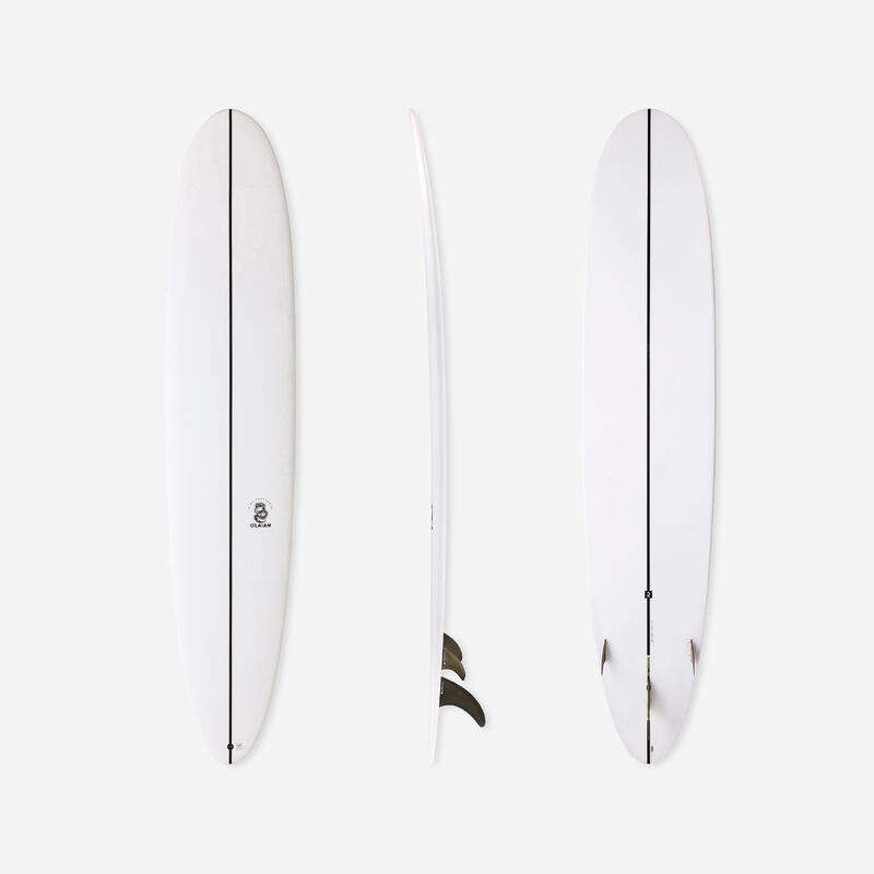 Deska surfingowa Olaian Longboard 900 Performance 900 9' 60 l z 2 statecznikami +1 mieczem 8"