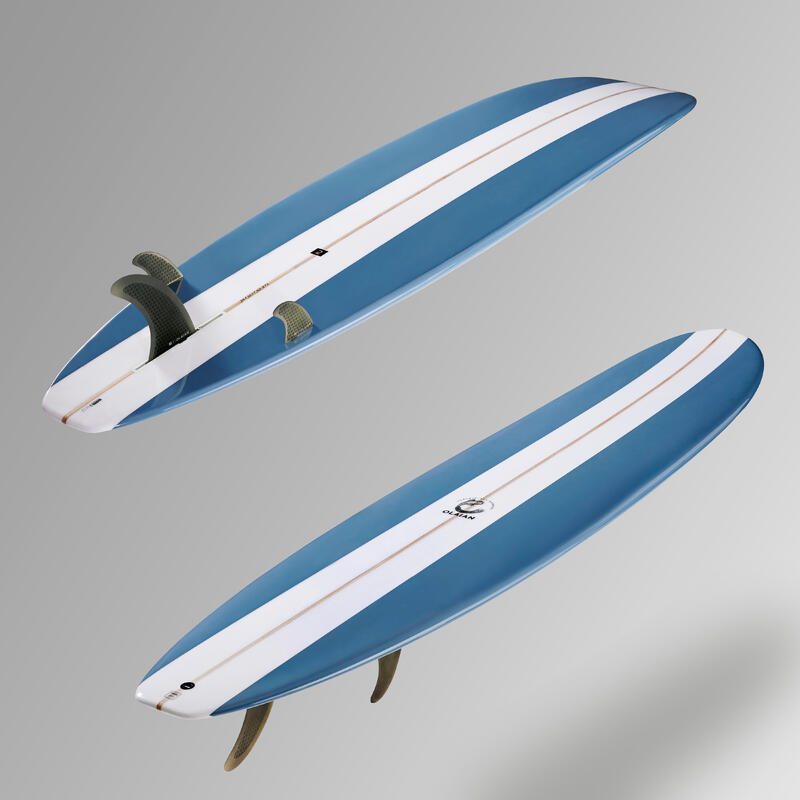 Surf Longboard 900 9' 67 l se 2 ploutvičkami a 1 středovou 8" ploutvičkou