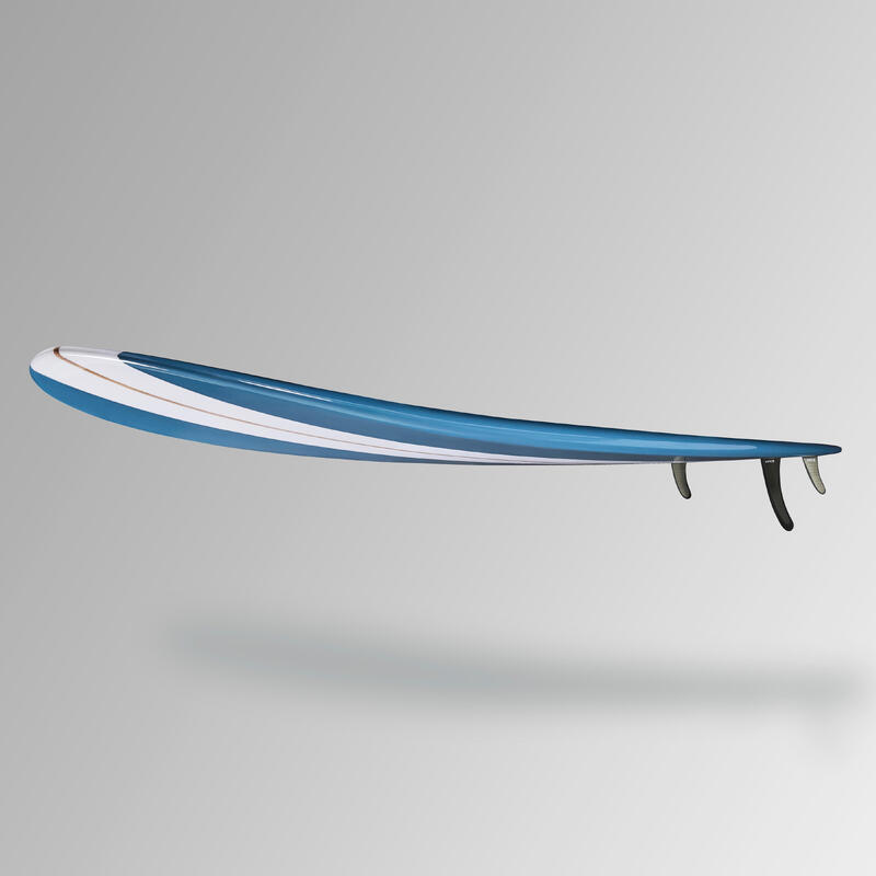 Deska surfingowa Olaian Longboard 900 9' 67 l z 2 statecznikami +1 mieczem 8"