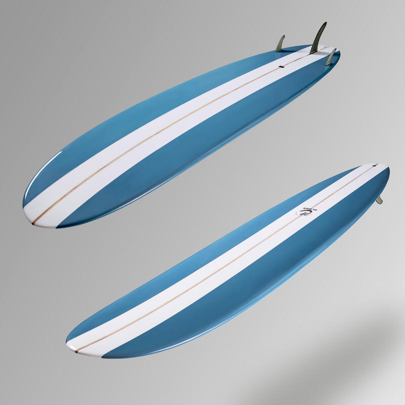 Surf Longboard 900 9' 67 l se 2 ploutvičkami a 1 středovou 8" ploutvičkou