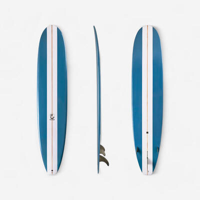 Refurbished - longboard 900 9' 67 l geleverd met 2+1 vinnen van 8" - goed