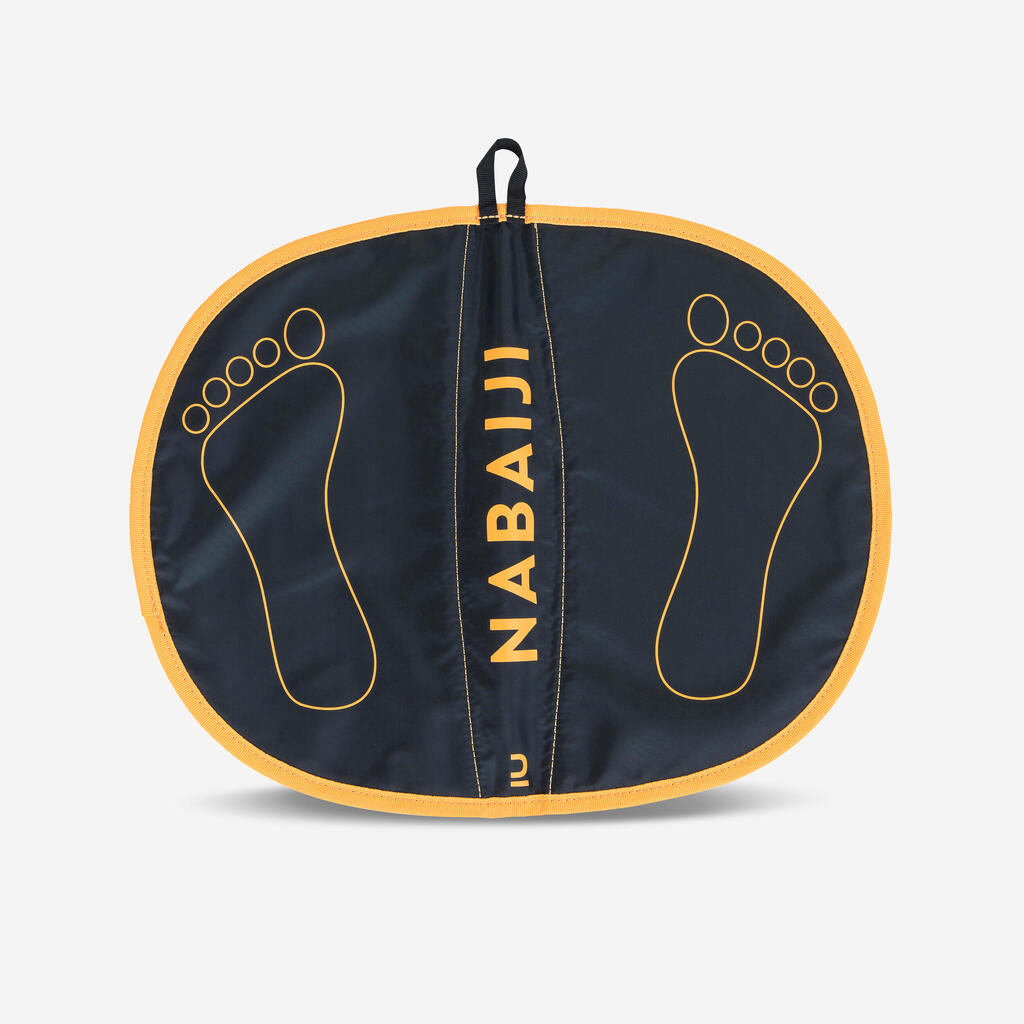 POOL MAT - SWIMMING FOOT HYGIENE - BLUE / ORANGE