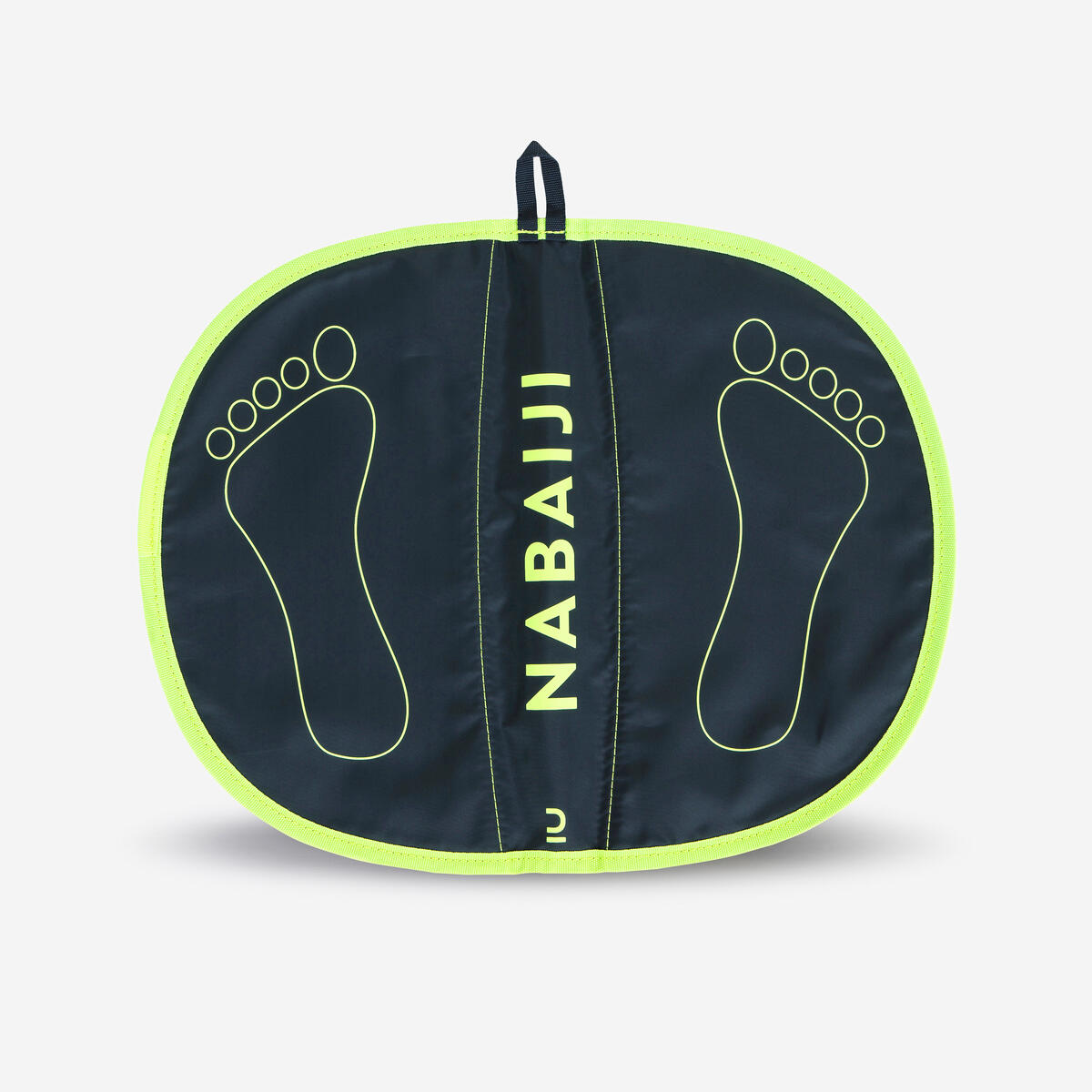 Tapis de sol de piscine - hygiene feet natation - bleu / jaune