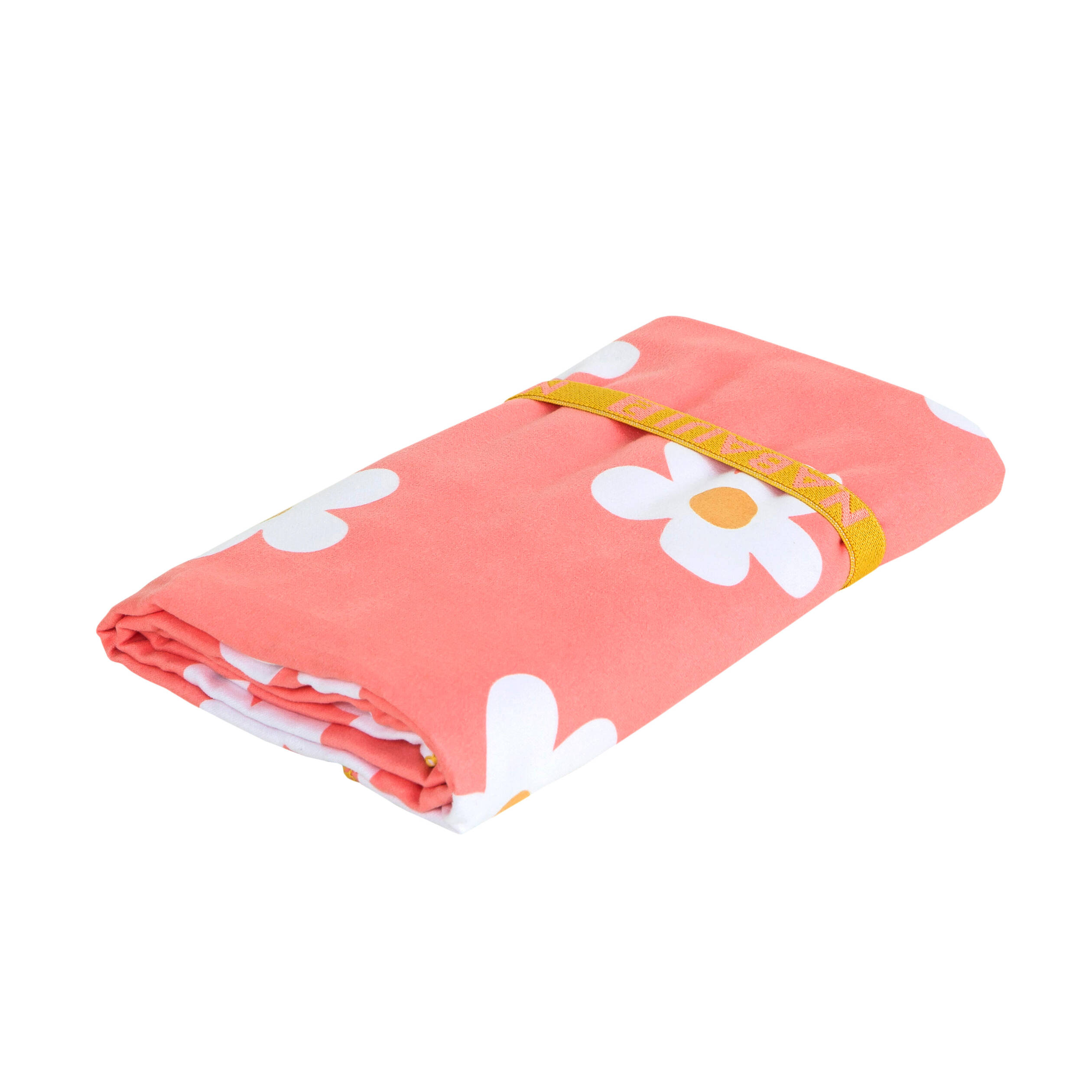 Compact Microfibre Swimming Towel Size L 80 x 130 cm - print