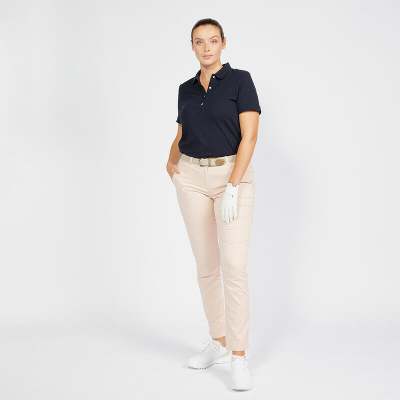 Pantalón golf mujer - MW500 rosa claro