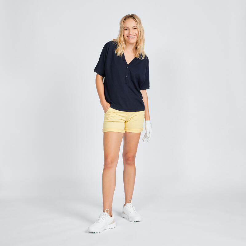 女款高爾夫短袖 Polo 衫 MW520－海軍藍