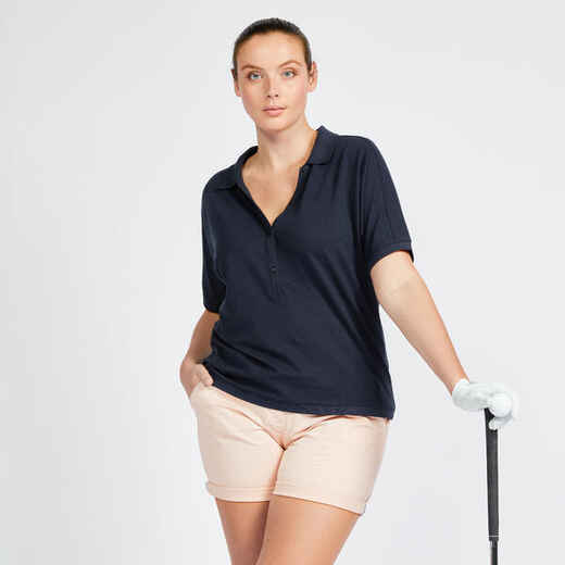  Damen Poloshirt  kurzarm - MW520 blassrosa