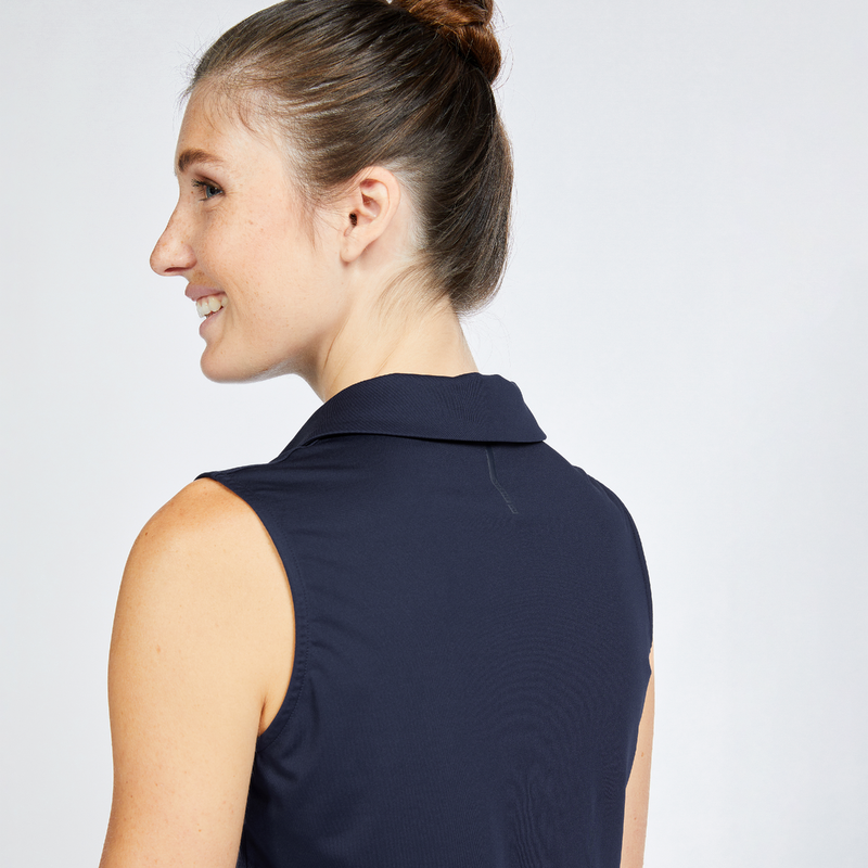 Polo golf sans manche femme hotsell