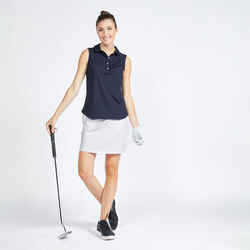 Γυναικεία φούστα-σορτς για γκολφ - WW 500 Λευκό
