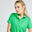 Polo de golf manga curta Mulher - WW 500 verde