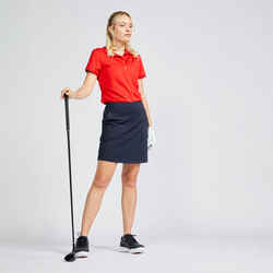 Women's Golf Skort-PW 500 Navy Blue