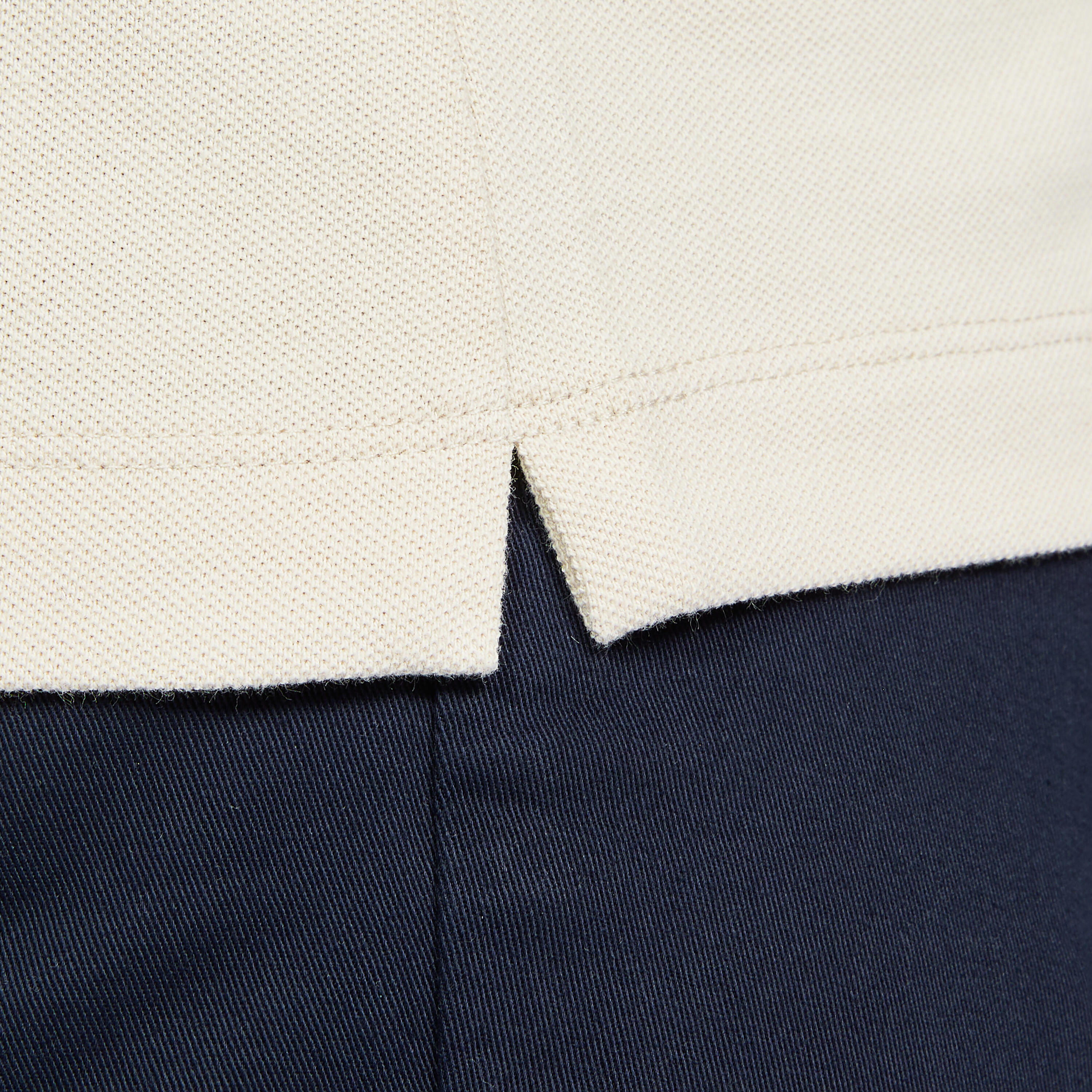 Women's short-sleeved golf polo shirt - MW500 light beige 6/6