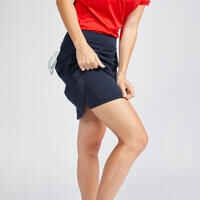 Women's Golf Skort- WW 500 Navy Blue