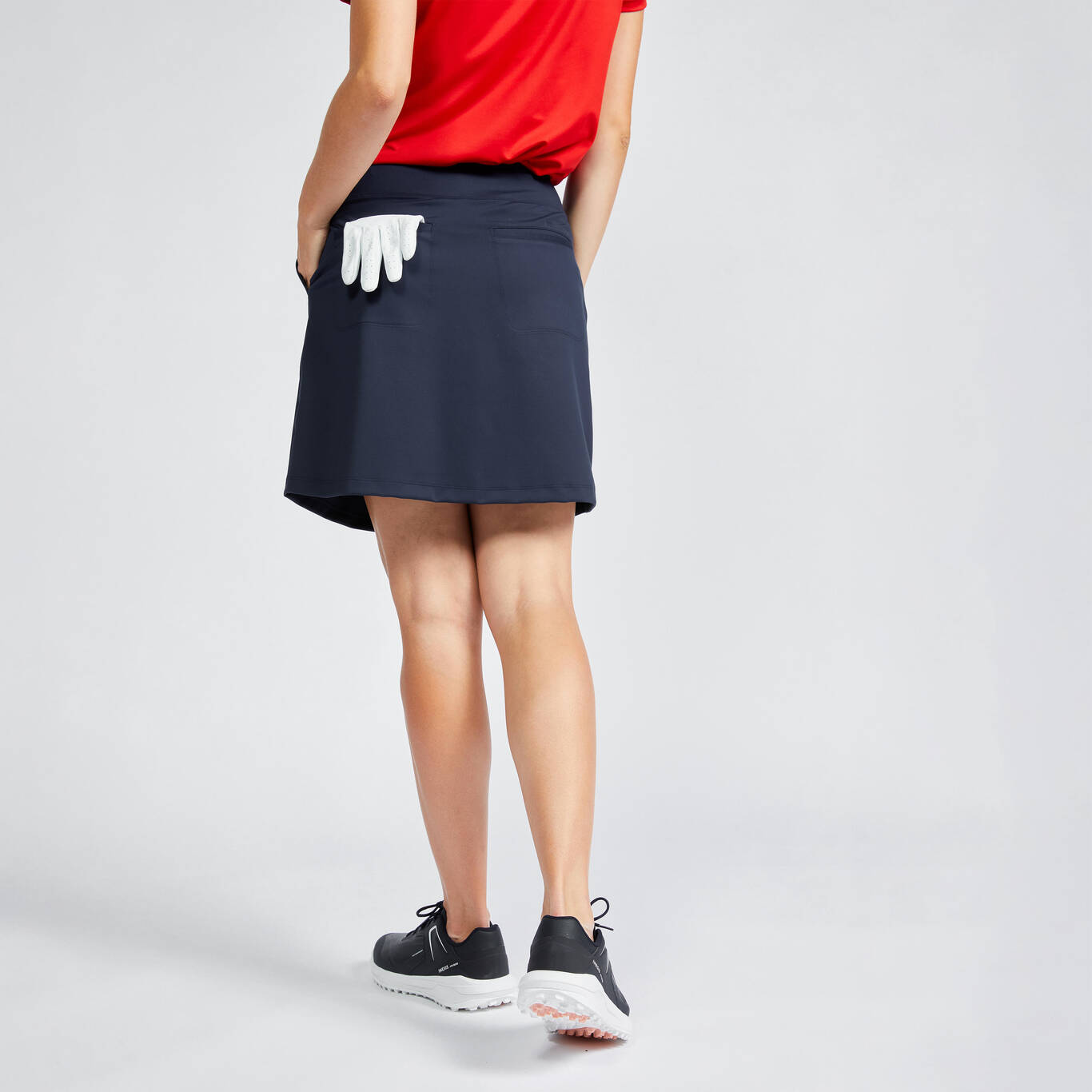 WOMEN'S GOLF SKORT WW500 NAVY BLUE Decathlon