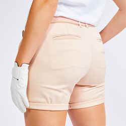 Women's Golf Chino Shorts - MW500 Pastel Pink