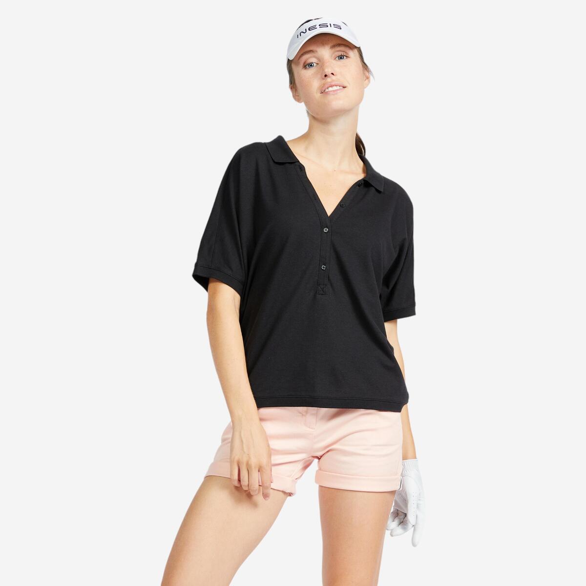 Polo golf manches courtes Femme - MW520 noir