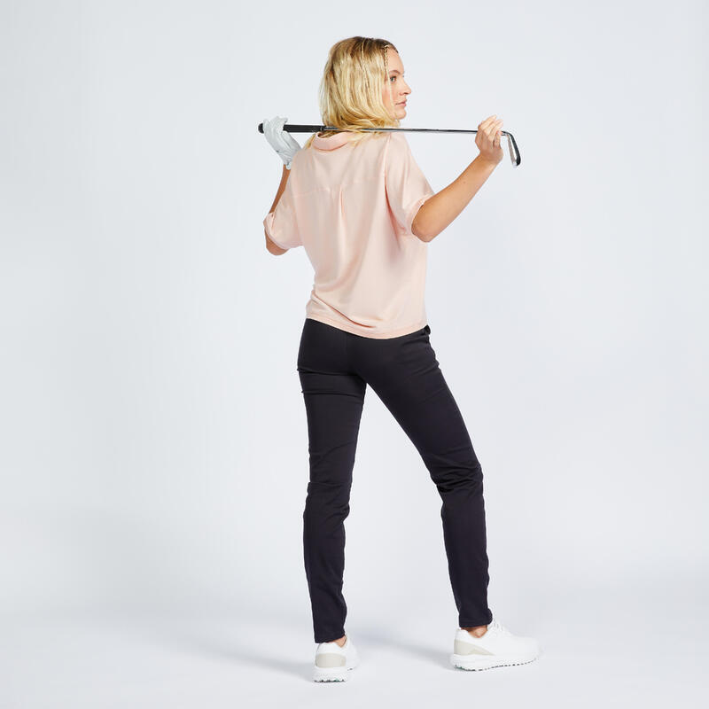 Polo golf manches courtes femme - MW520 rose pale