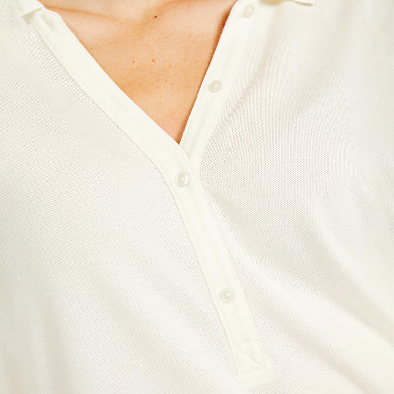  Damen Poloshirt kurzarm - MW520 elfenbein