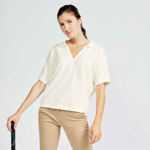 
       Damen Poloshirt kurzarm - MW520 elfenbein
  