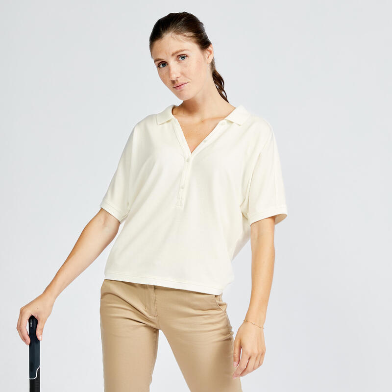 Polo golf manches courtes femme - MW520 ivoire