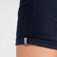Women's golf cotton chino shorts - MW500 navy blue