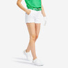 Women Golf Shorts MW500 White