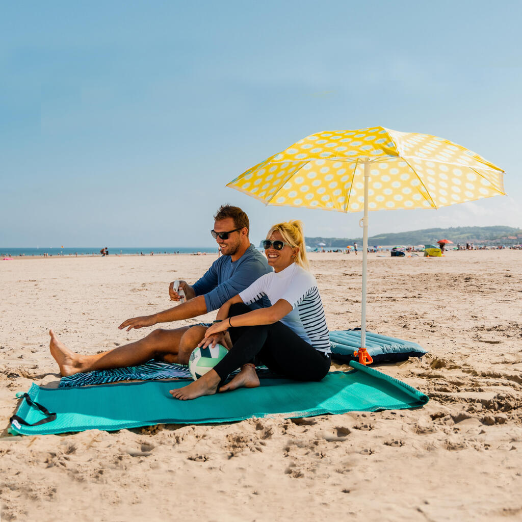 beach mat turquoise blue