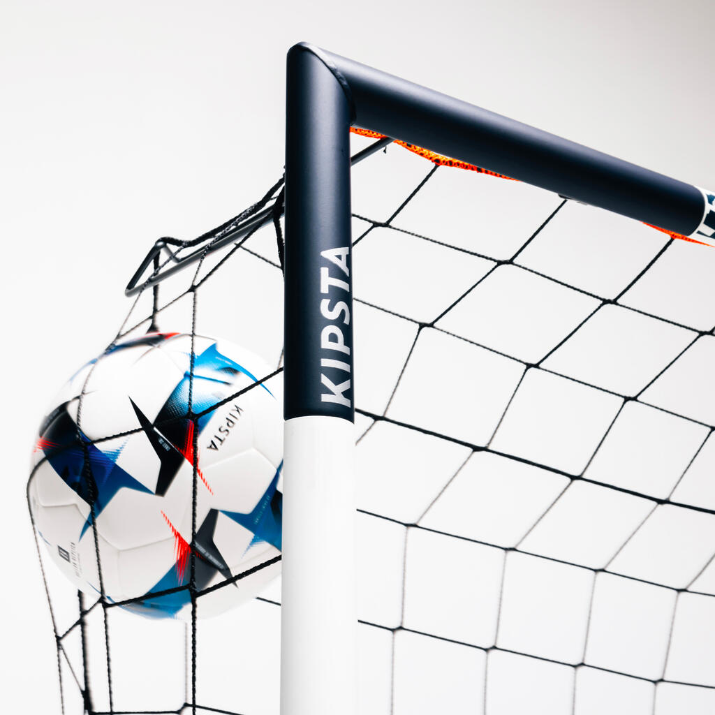 Size M Football Goal SG 500 - White/Blue