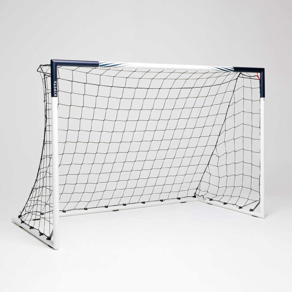 Size M Football Goal SG 500 - White/Blue