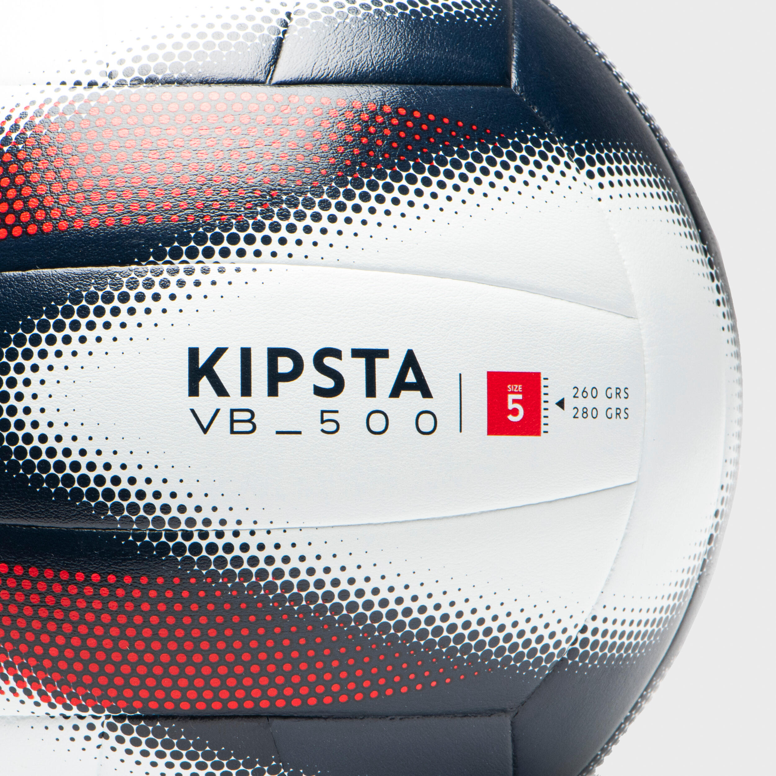 Size 5 Volleyball Ball - VB 500 Grey - KIPSTA