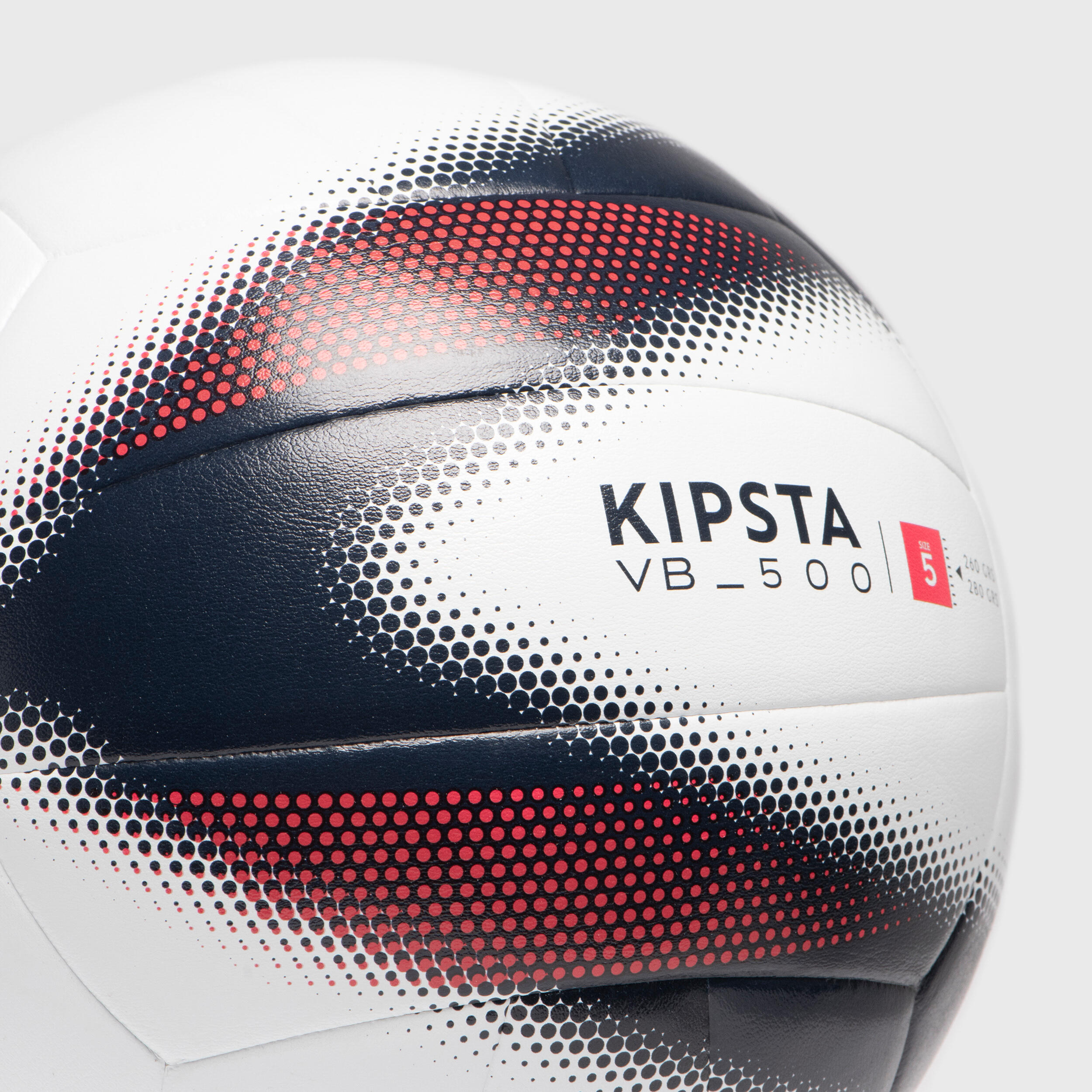 Size 5 Volleyball Ball - VB 500 Grey - Foggy blue - Kipsta - Decathlon