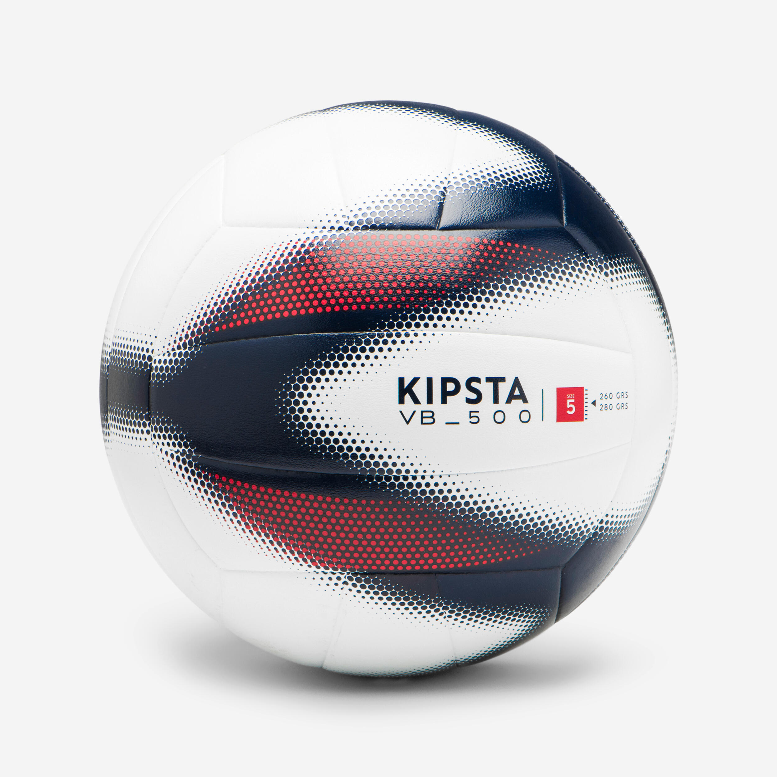 KIPSTA Ballon De Volley-Ball V500 Gris, Bleu Et Rouge -