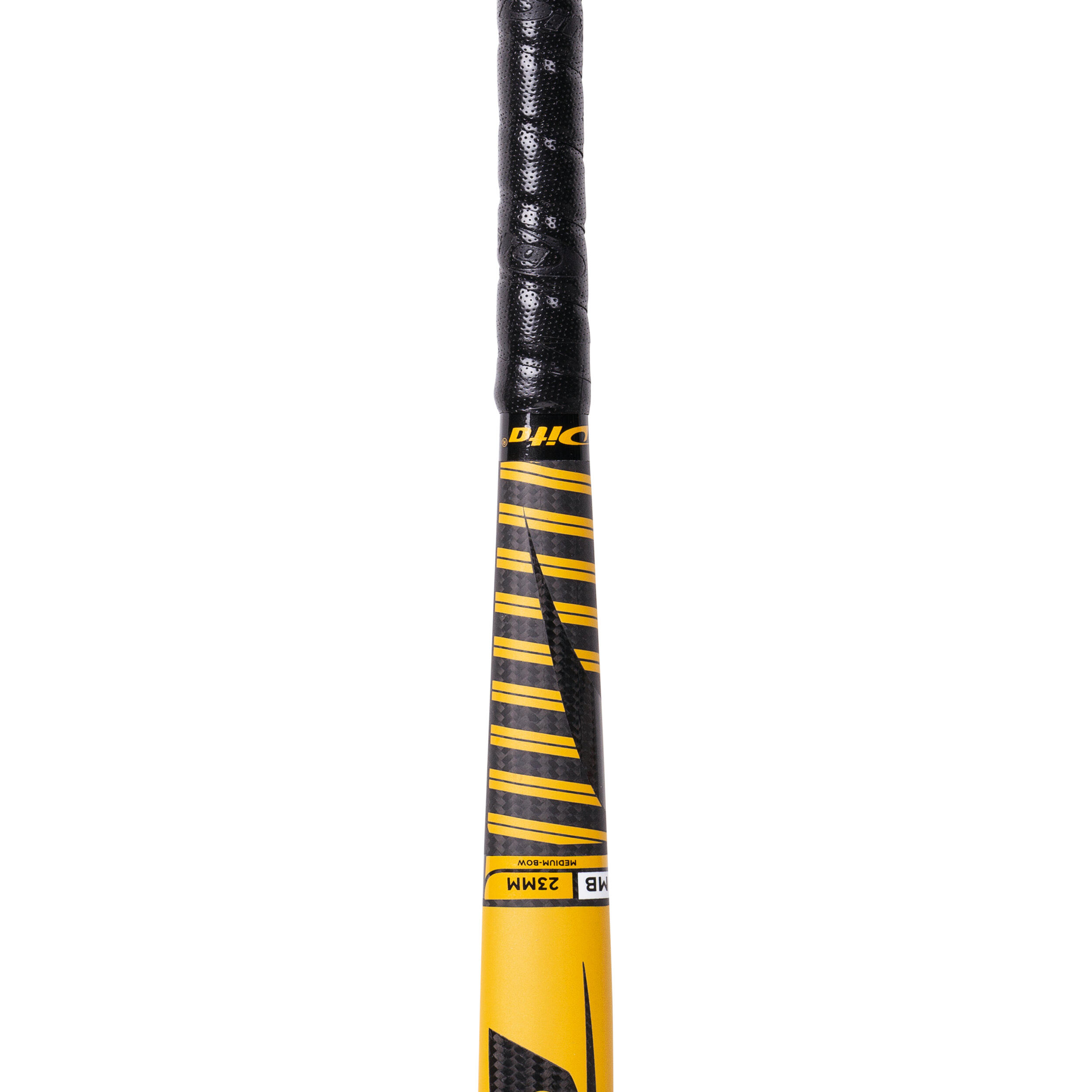 Adult Advanced 85% Carbon Mid Bow Field Hockey Stick CompoTecC85 - Gold/Black 11/11