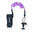 Bodyboard Leash inkl. Plug 2-in-1 Handgelenk Bizeps - 500 violett 