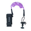 Bodyboard leash 500 paars 2-in-1 pols bovenarm. Inclusief plug