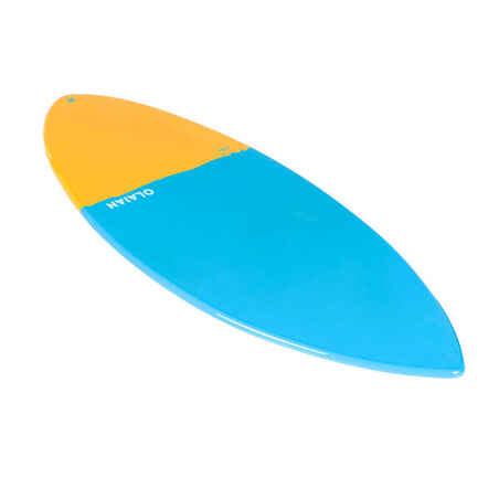 Vaikiška slydlentė „900“, iš kompozitinio pluošto, mėlyna ir oranžinė